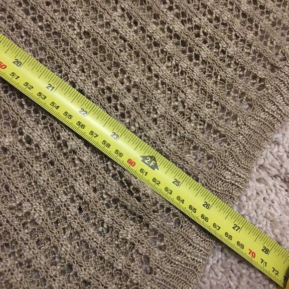 Kaktus Tan Crochet Slip Over Top - Picture 9 of 10